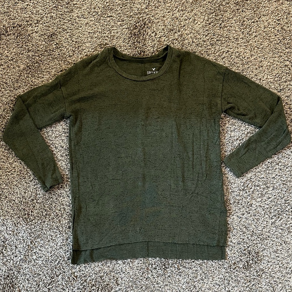 American Eagle Forest Green Sweater